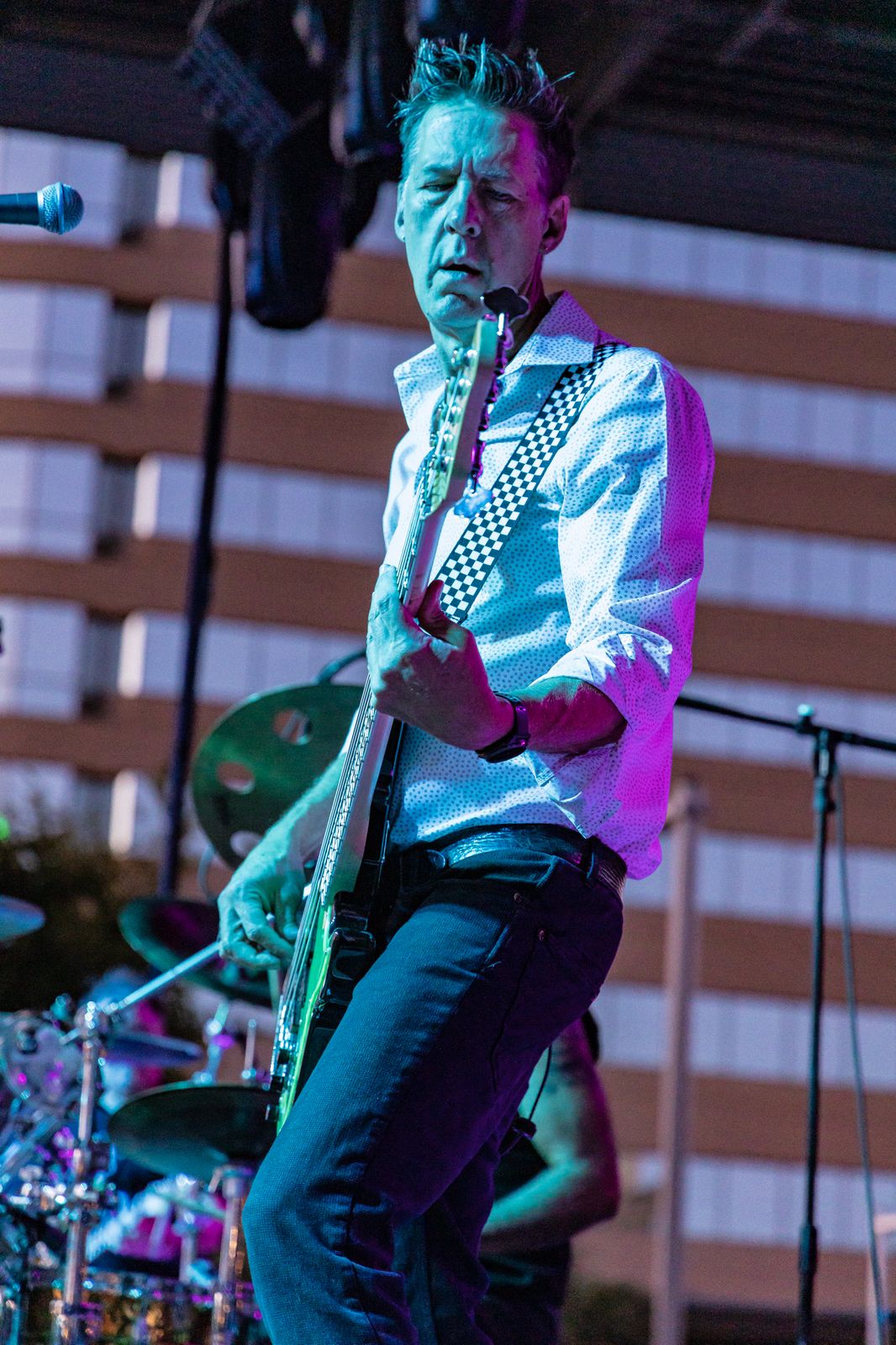Guitarist performing