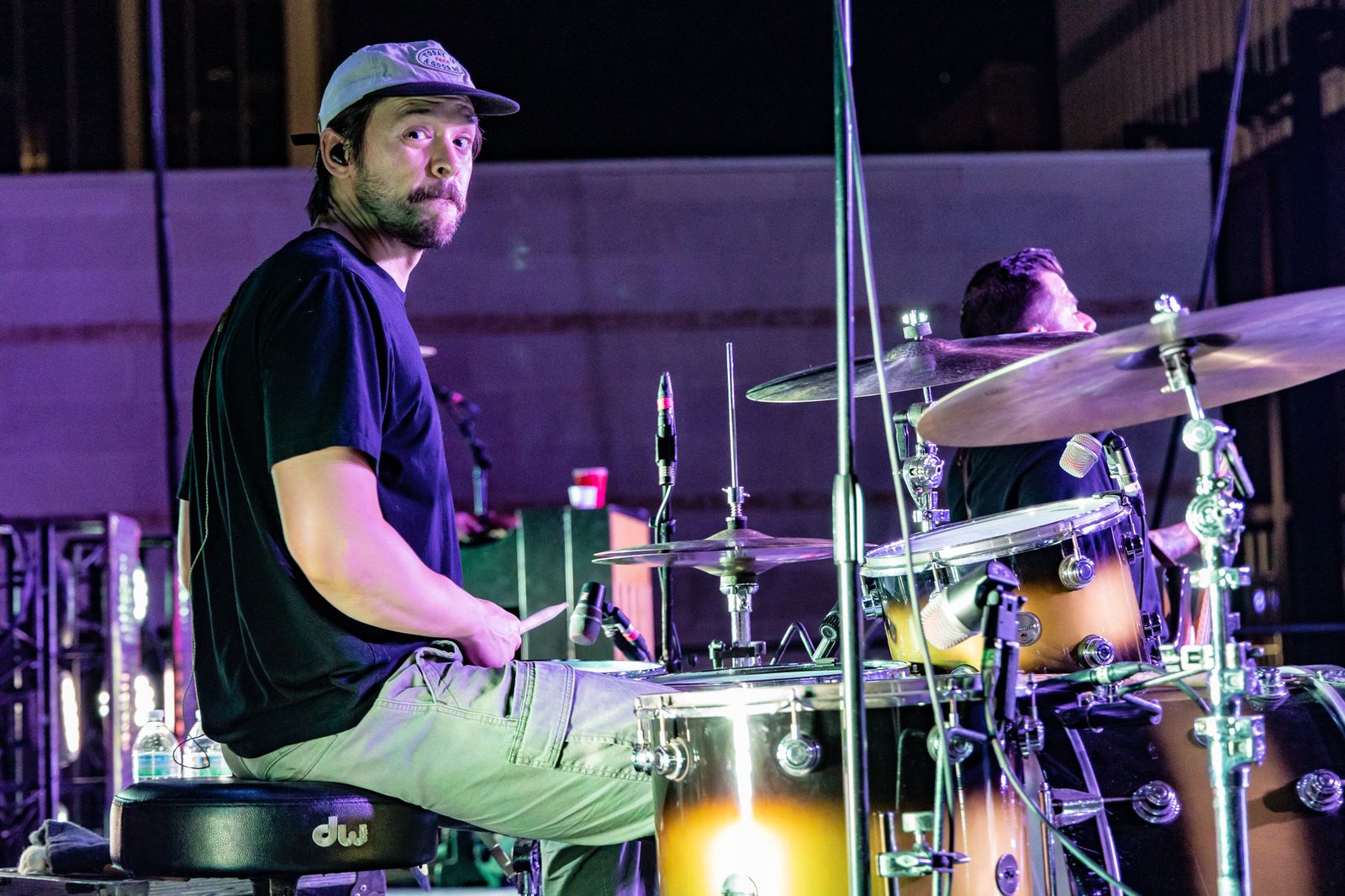 Drummer on stage